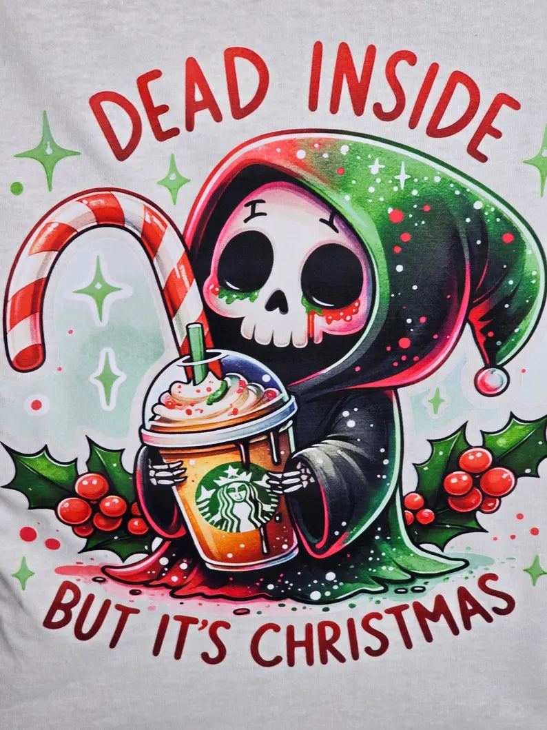 Dead Inside But It’s Christmas - Grim Reaper - T-Shirt