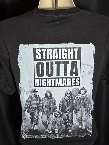 "Straight Outta Nightmares" - Horror Legends T-Shirt